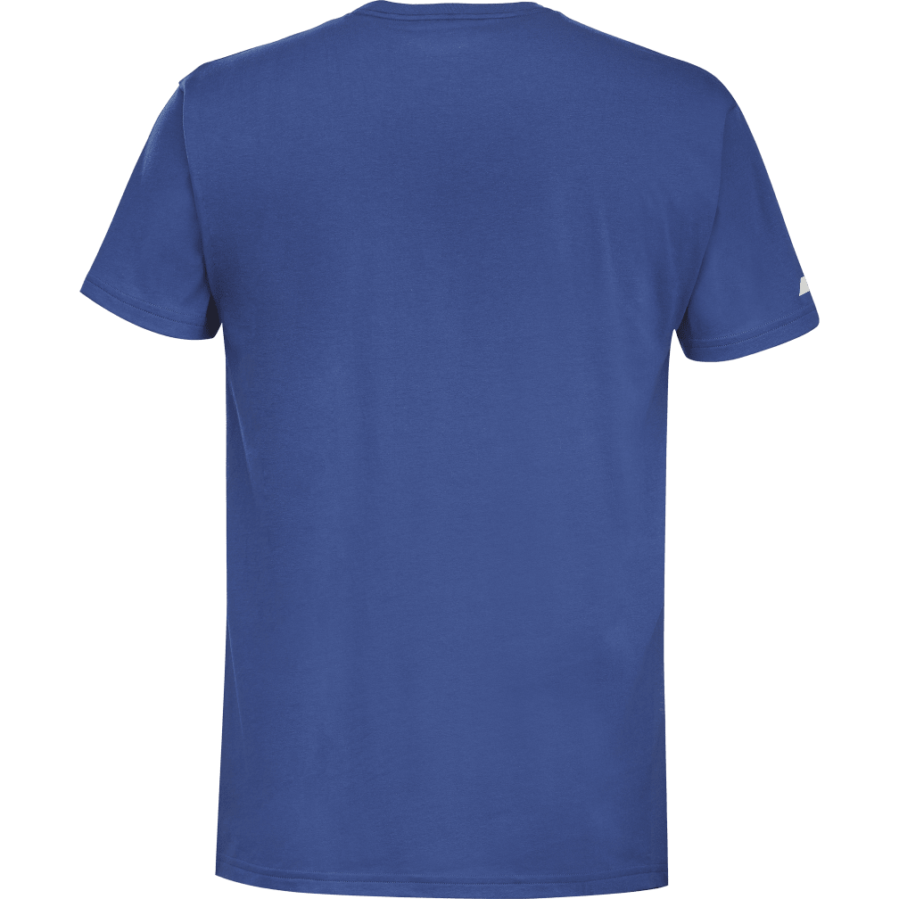 Babolat Exercise Big Flag Tee in navy, back view