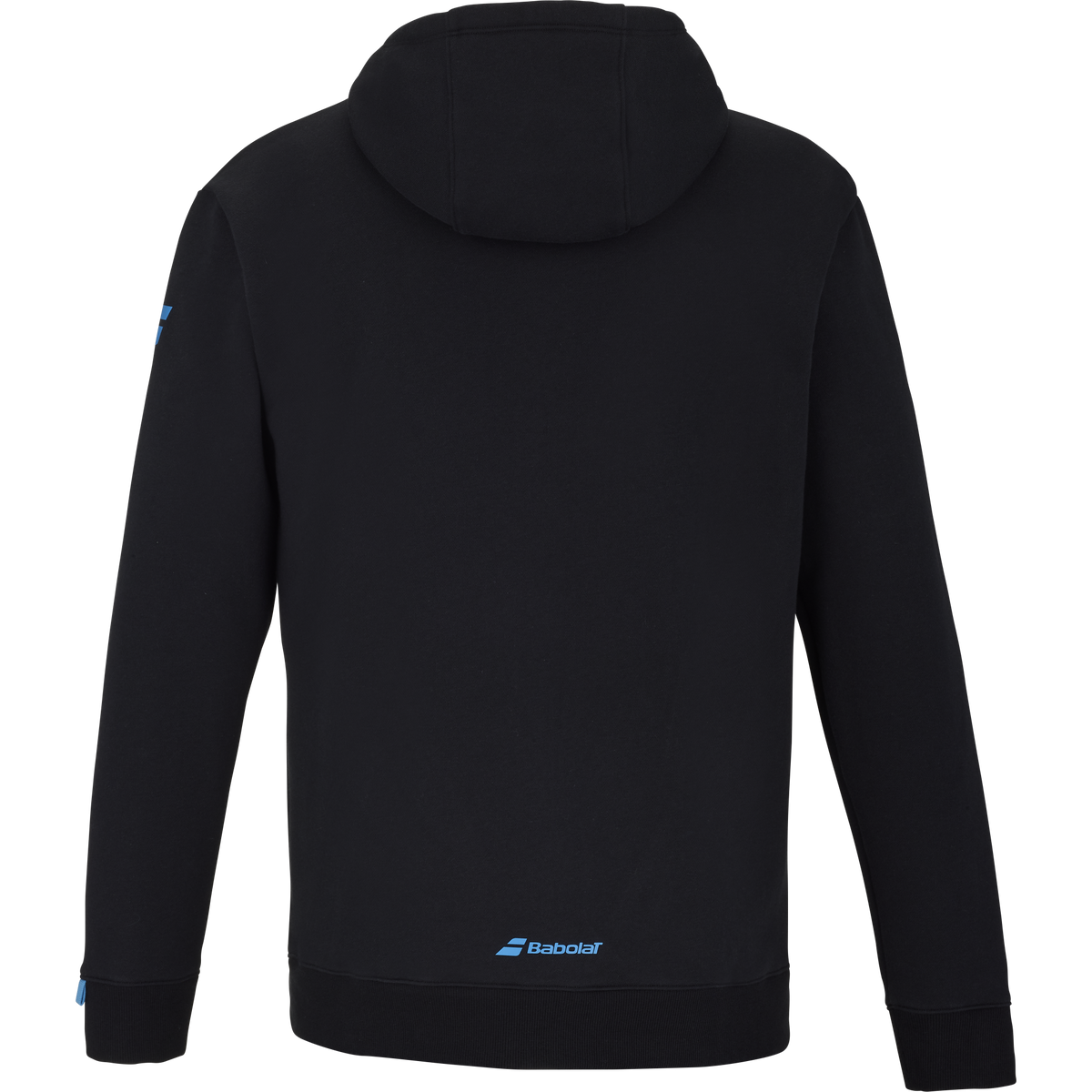 Babolat Exercise Hood Sweat in black, back view