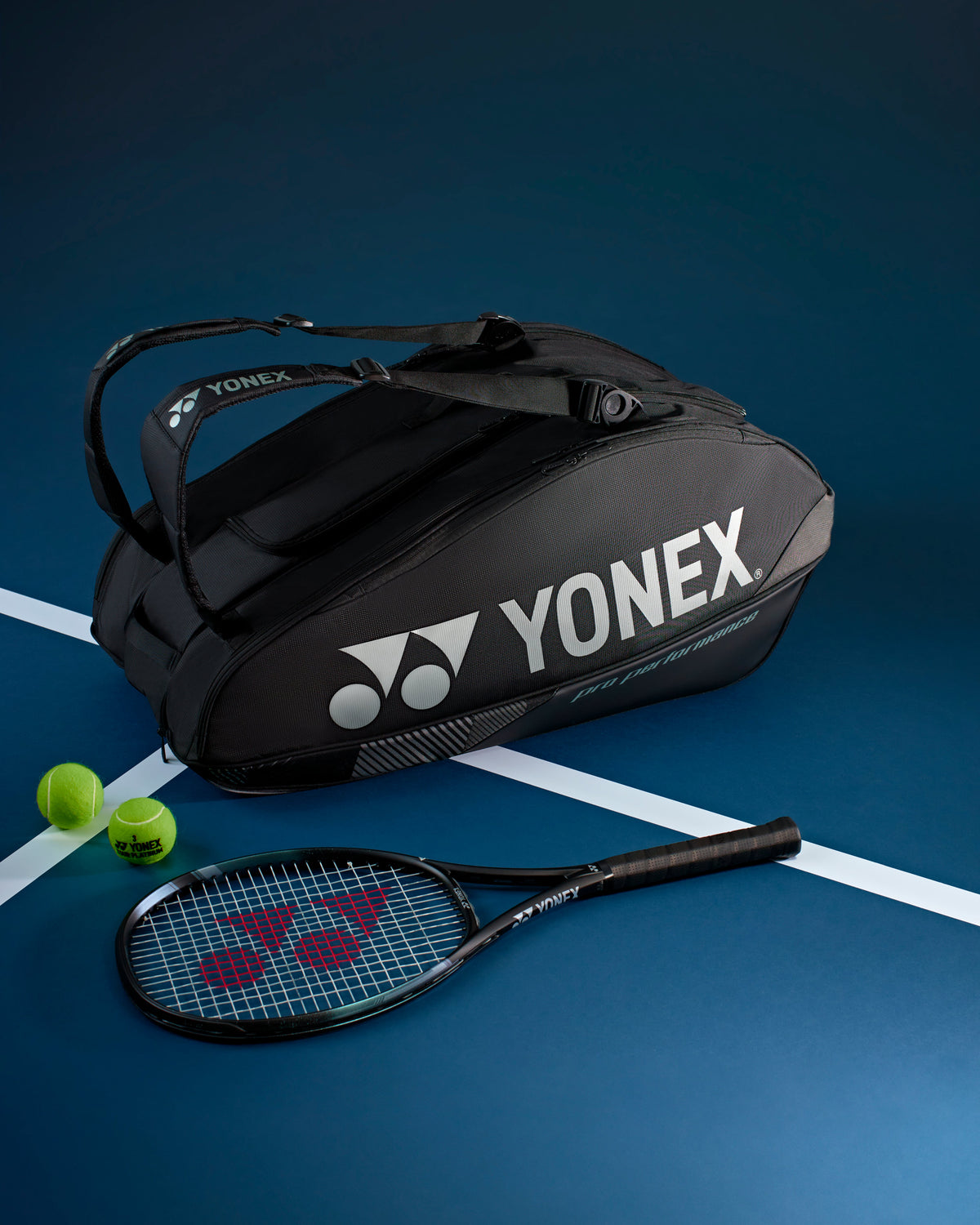Yonex Pro 9 Racket Bag - Black interior