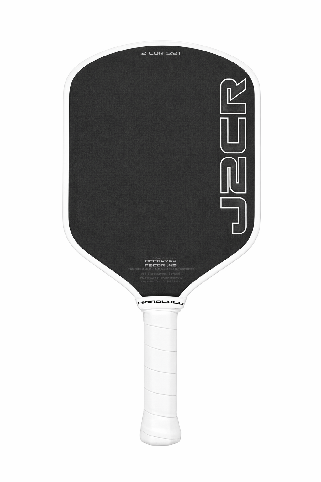 Honolulu J2CR pickleball paddle White
