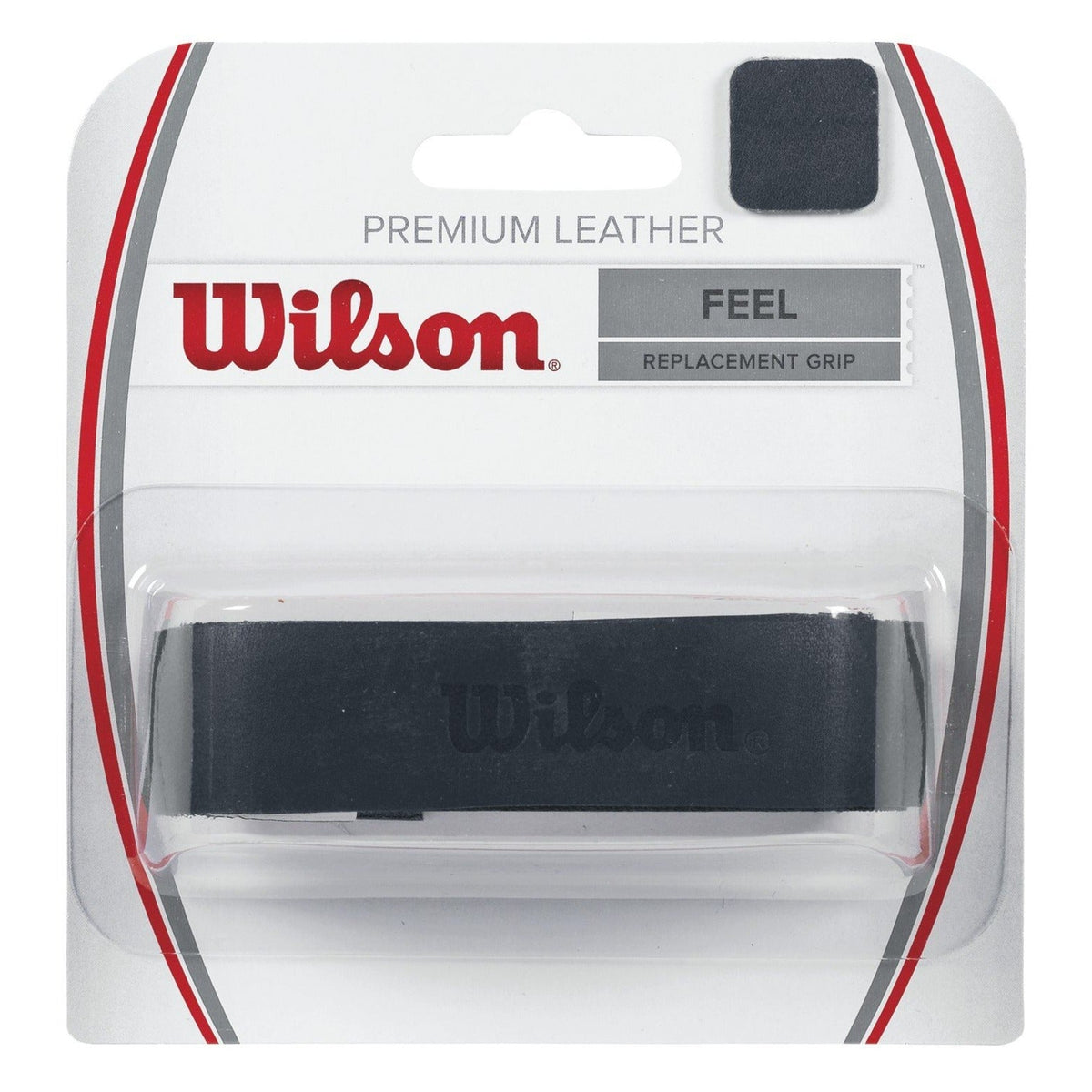 Wilson premium leather replacement grip black