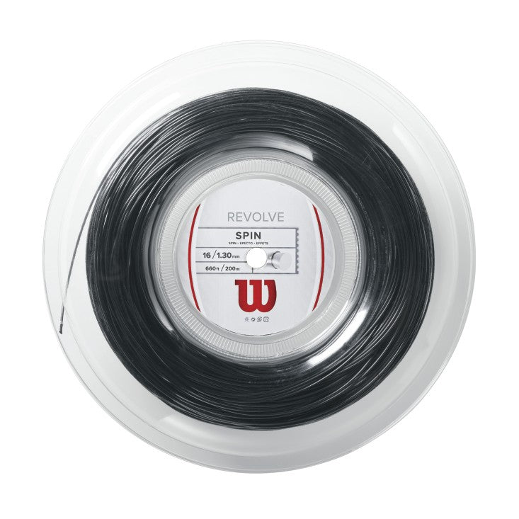 Wilson Revolve 16 black tennis string reel