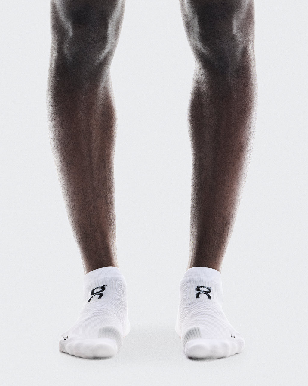 On Performance Run Sock Low White/Glacier