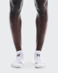 On Performance Run Sock Low White/Glacier