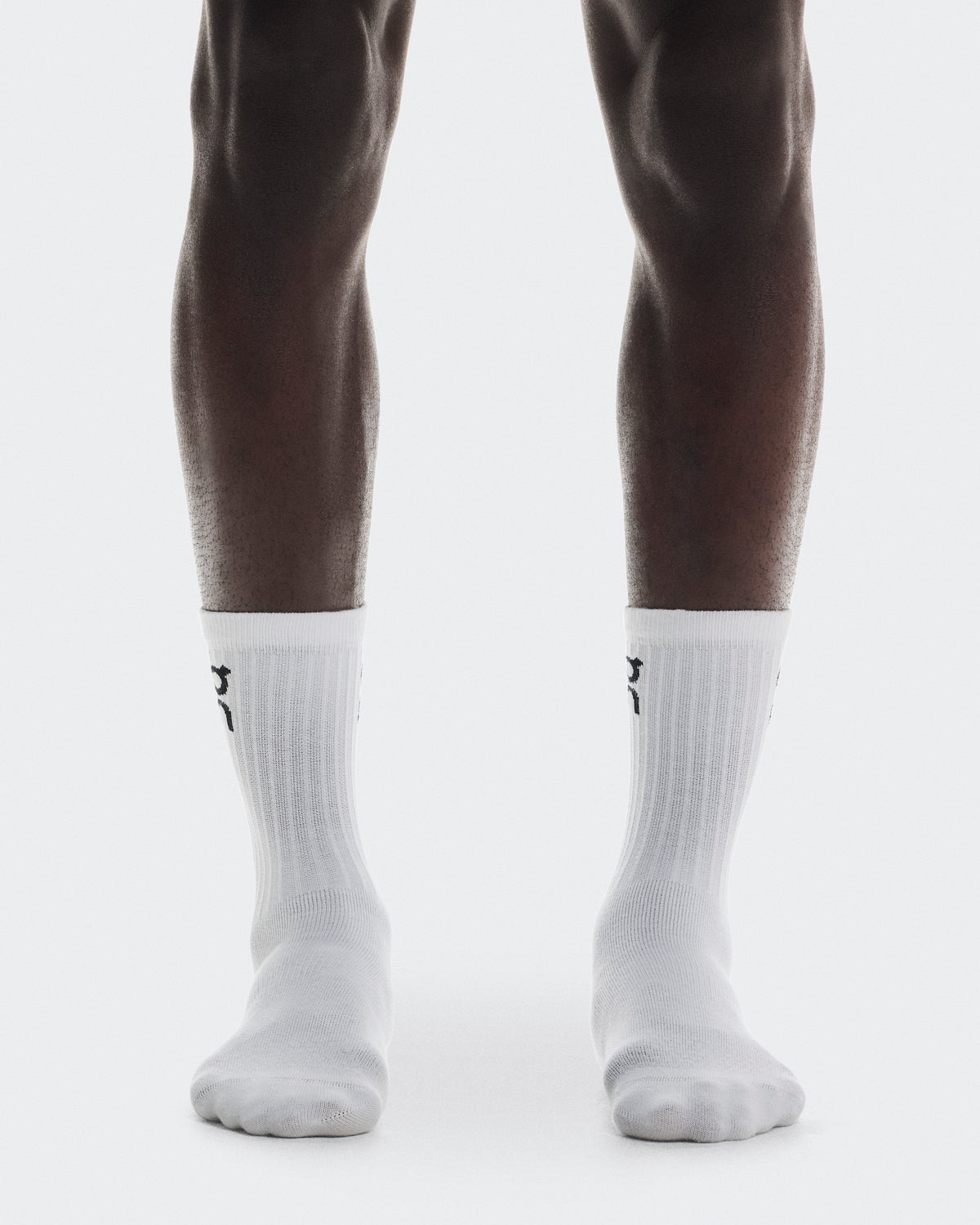 On Logo Sock High 3-Pack White