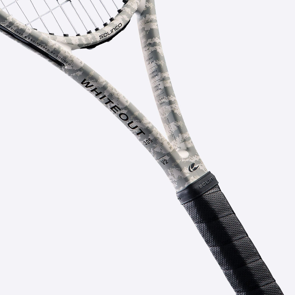Solinco Whiteout V2 305 tennis racquet