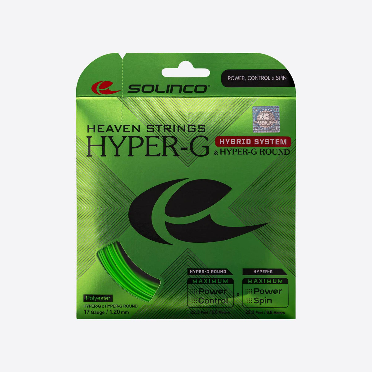 Solinco Hyper-G Hybrid System tennis string