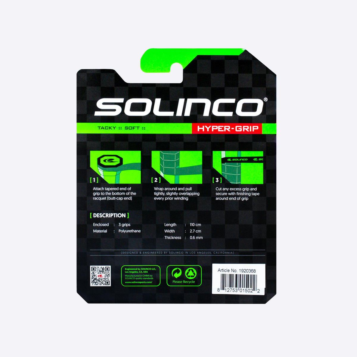 Solinco Hyper Grip overgrip detail