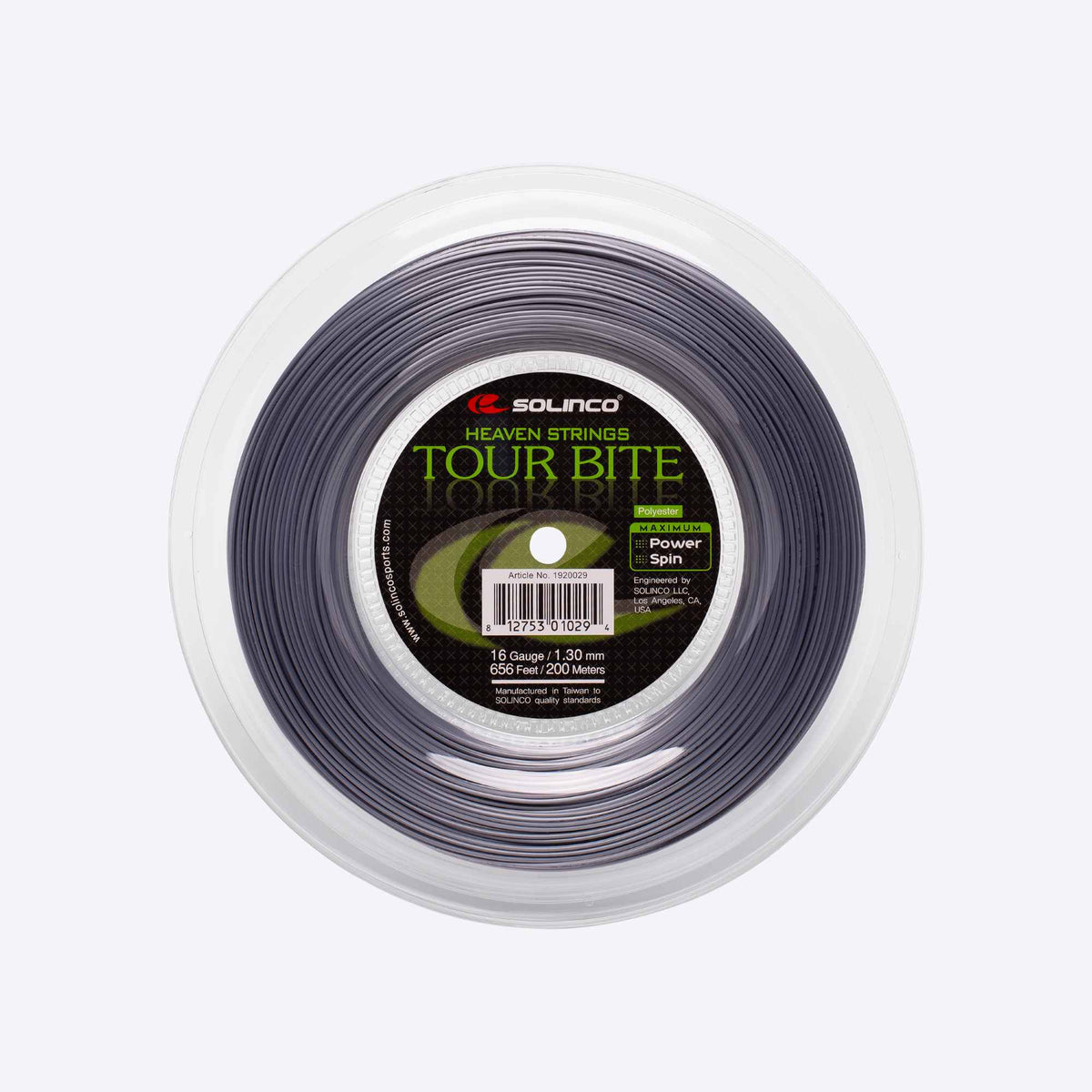 Solinco Tour Bite tennis string packaging
