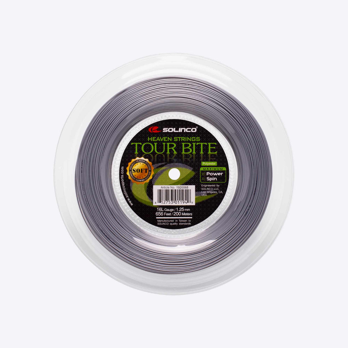 Solinco Tour Bite Soft tennis string packaging