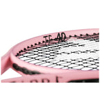 Detail of the hand-lettered TF-40 marking on the pink frame