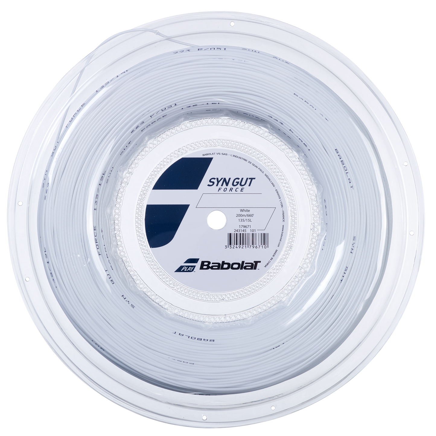 Babolat Syn Gut Force 200M - Blanc 101