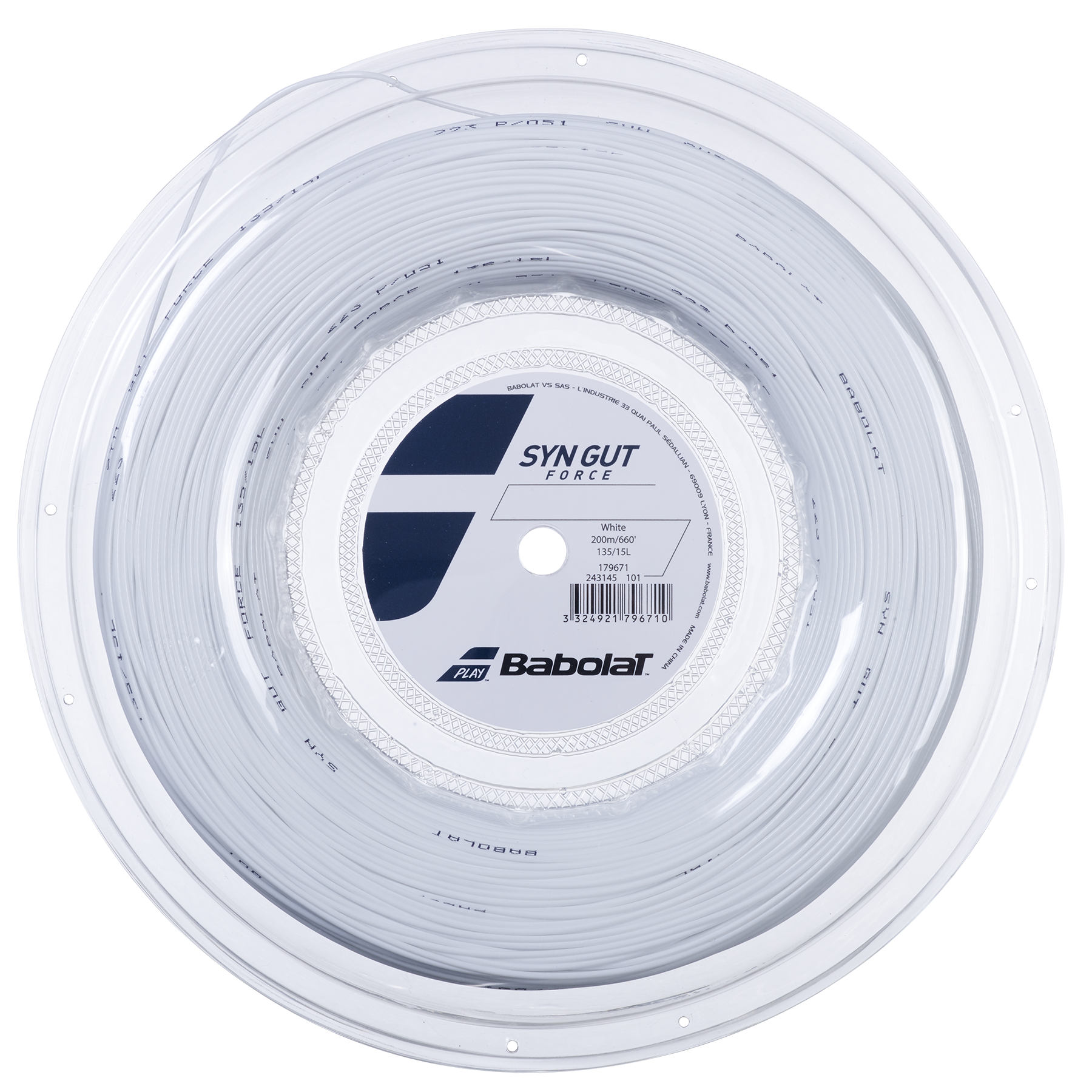 Babolat Syn Gut Force 200M - Blanc 101