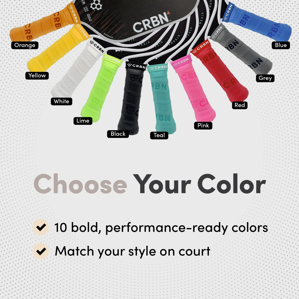CRBN DryTec Overgrips color options