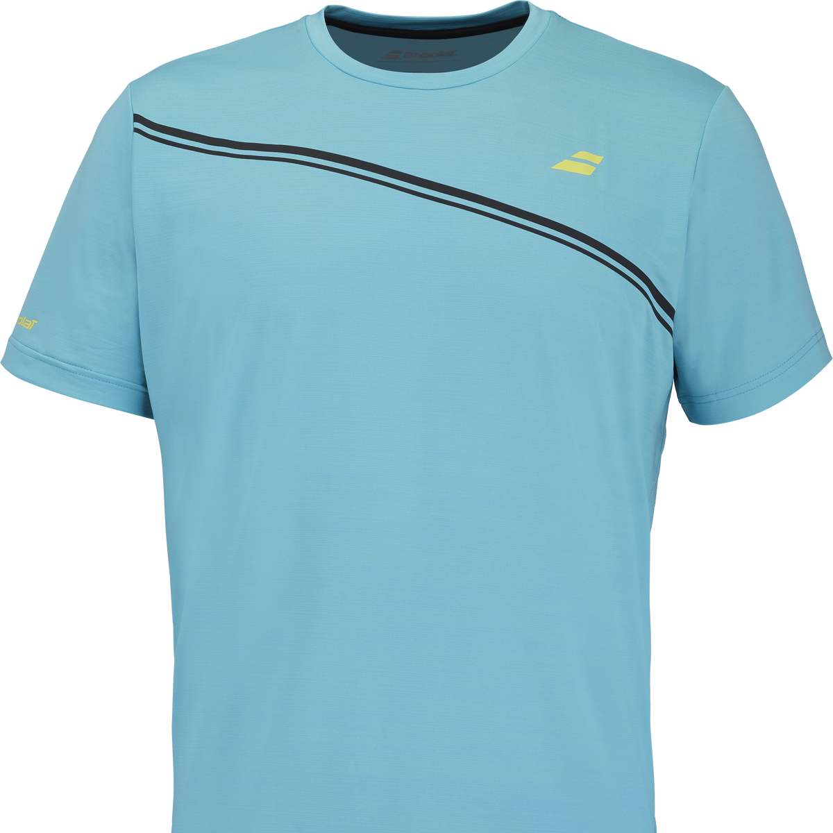 Babolat Compete Crew Neck Tee in light blue, front view
