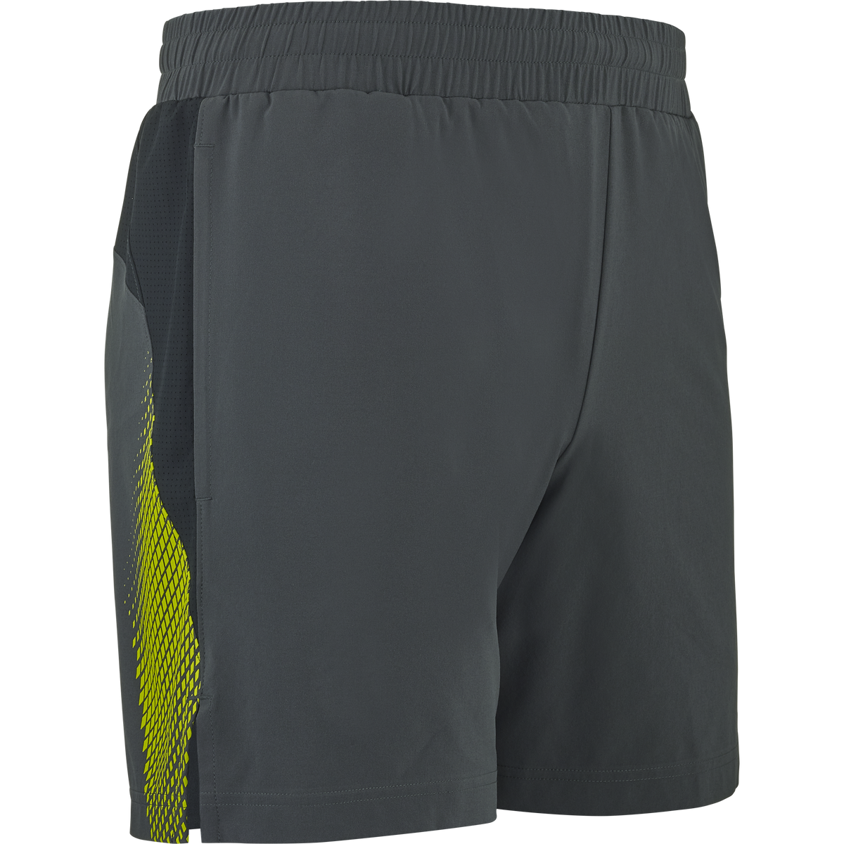 Babolat Aero Short in grey, three-quarter right view
