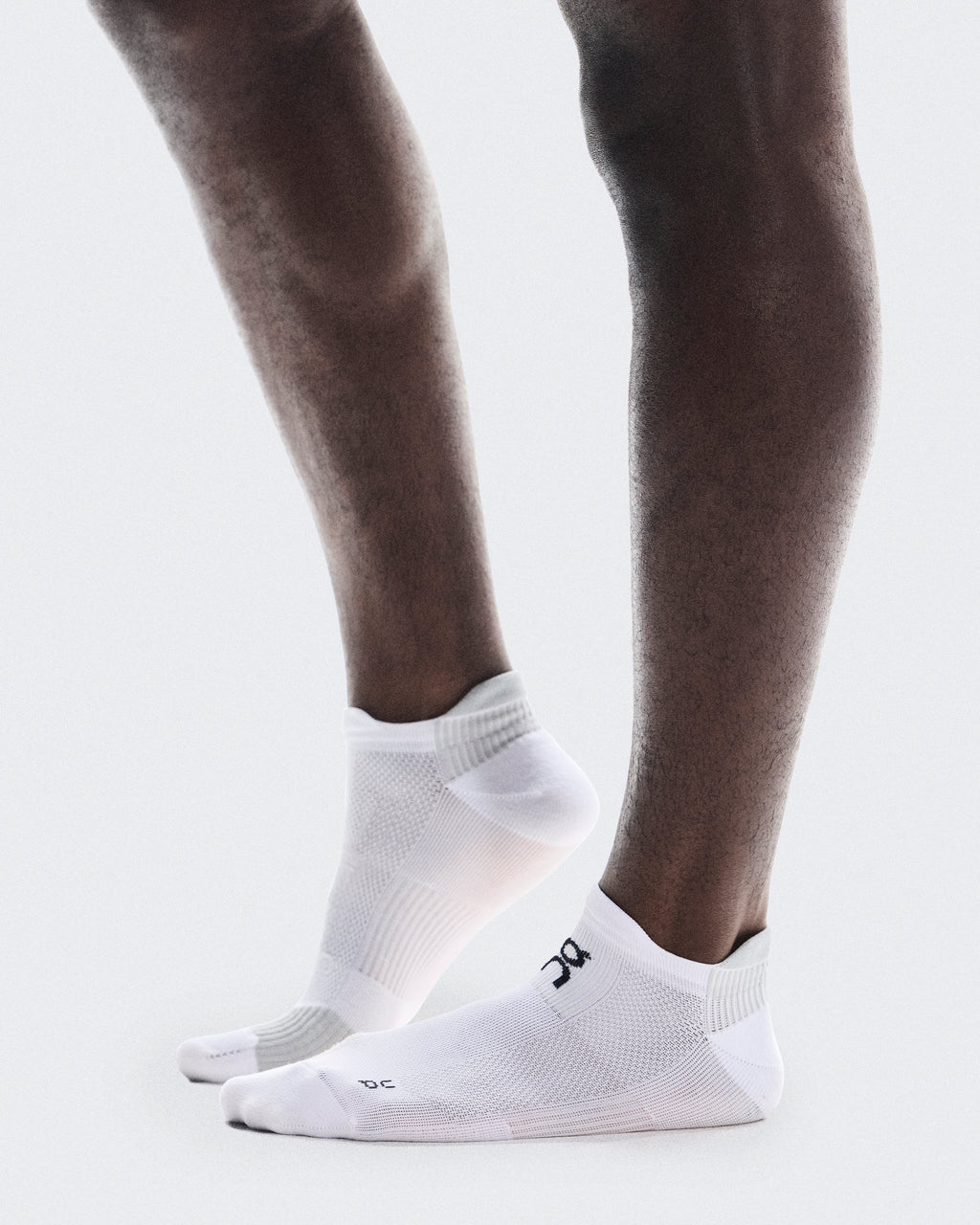On Performance Run Sock Low White/Glacier