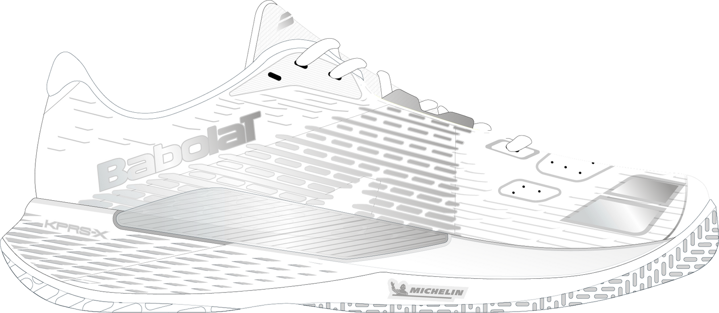Babolat Propulse Storm All Court Women - White/Silver 1019