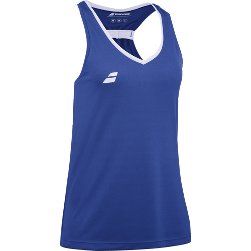 Babolat Play Tank Top for juniors in navy, three-quarter right view