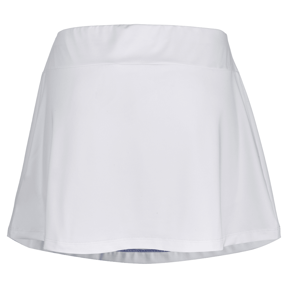Babolat Play Skirt for juniors in white, back view