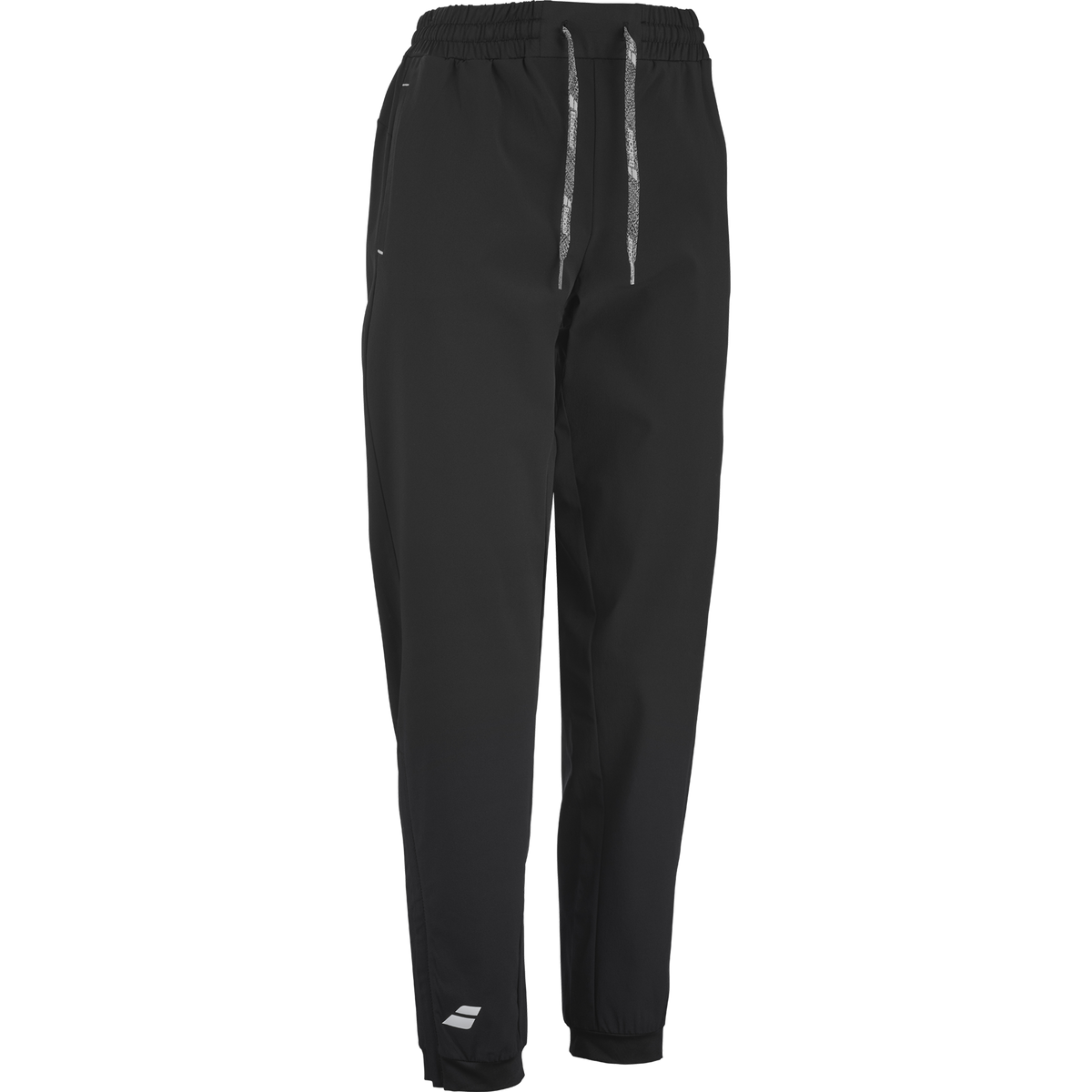 Babolat Play Pants for juniors in black, three-quarter right view