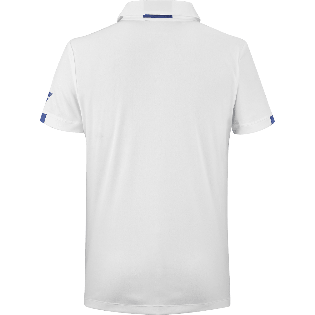 Babolat Play Polo in white, back view