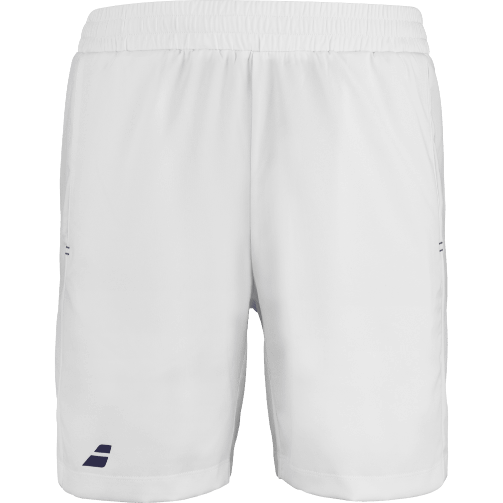 Babolat Play Short in white, front view