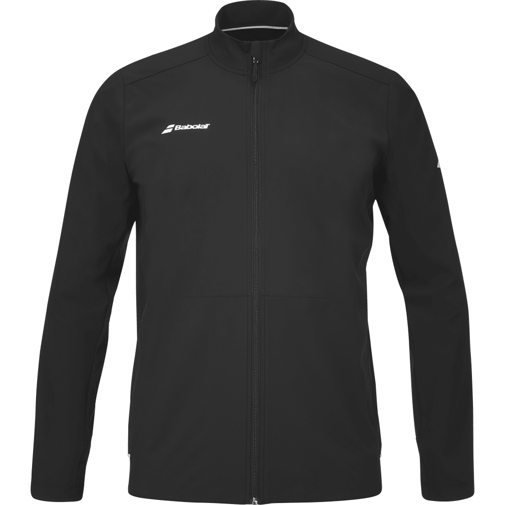 Babolat Play Jacket in black, front view
