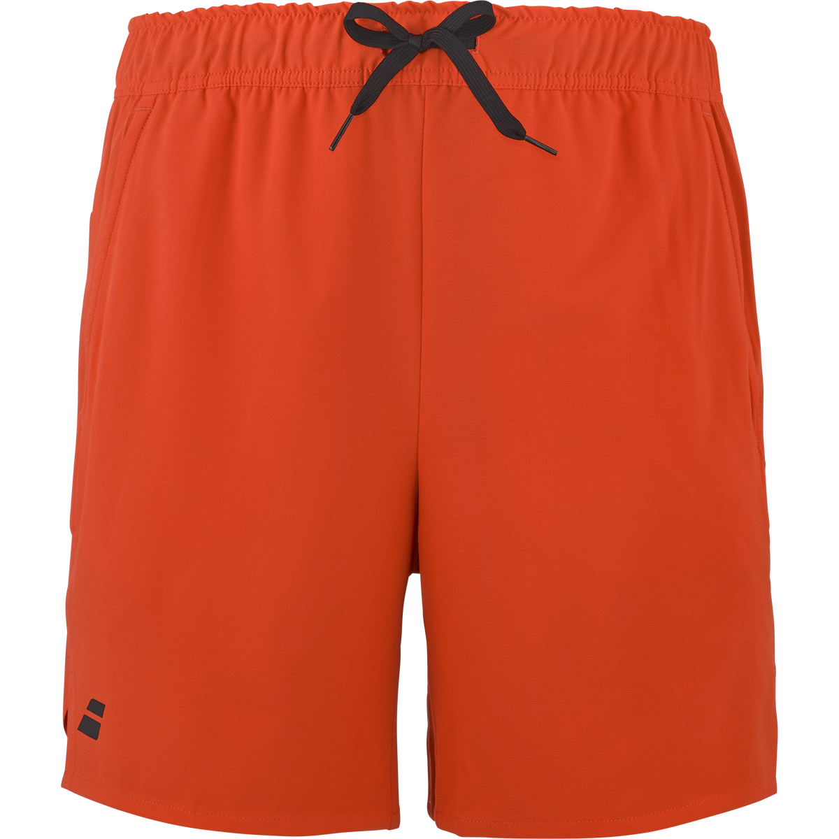 Babolat Play Short in red, front view