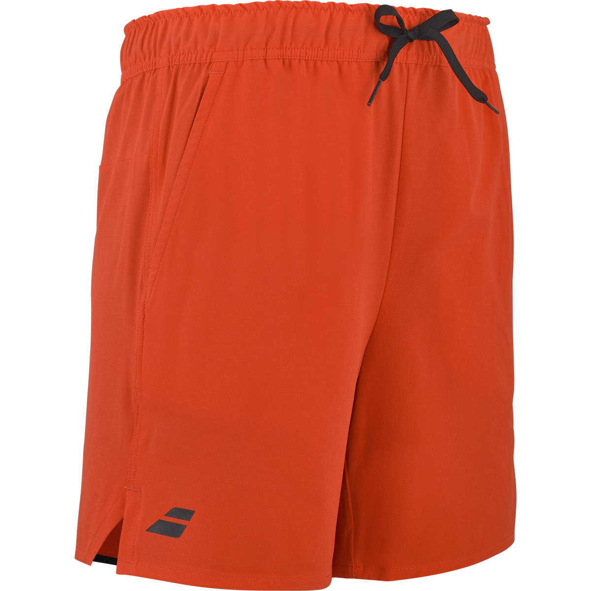 Babolat Play Short in red, three-quarter right view