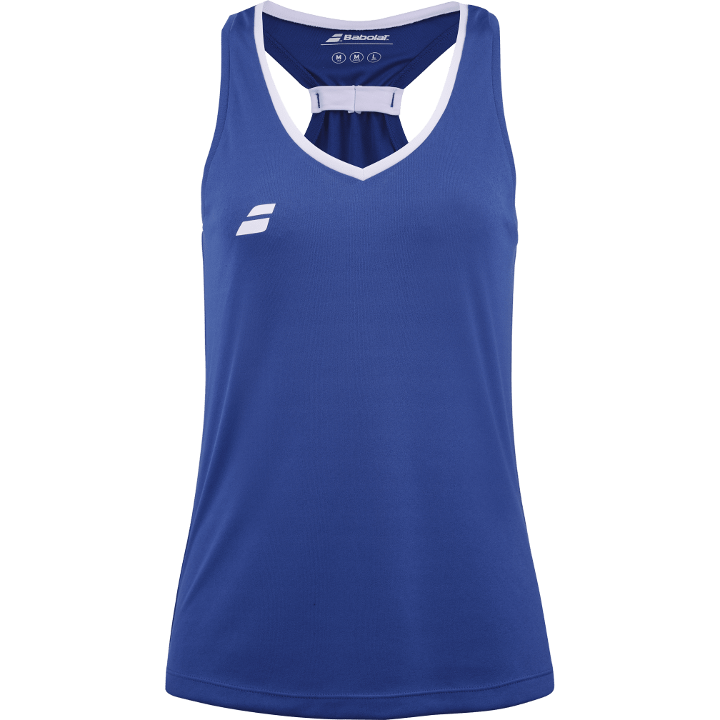 Babolat Play Tank Top for women in navy, front view