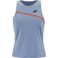 Babolat Play Tank Top for women in blue and red, front view