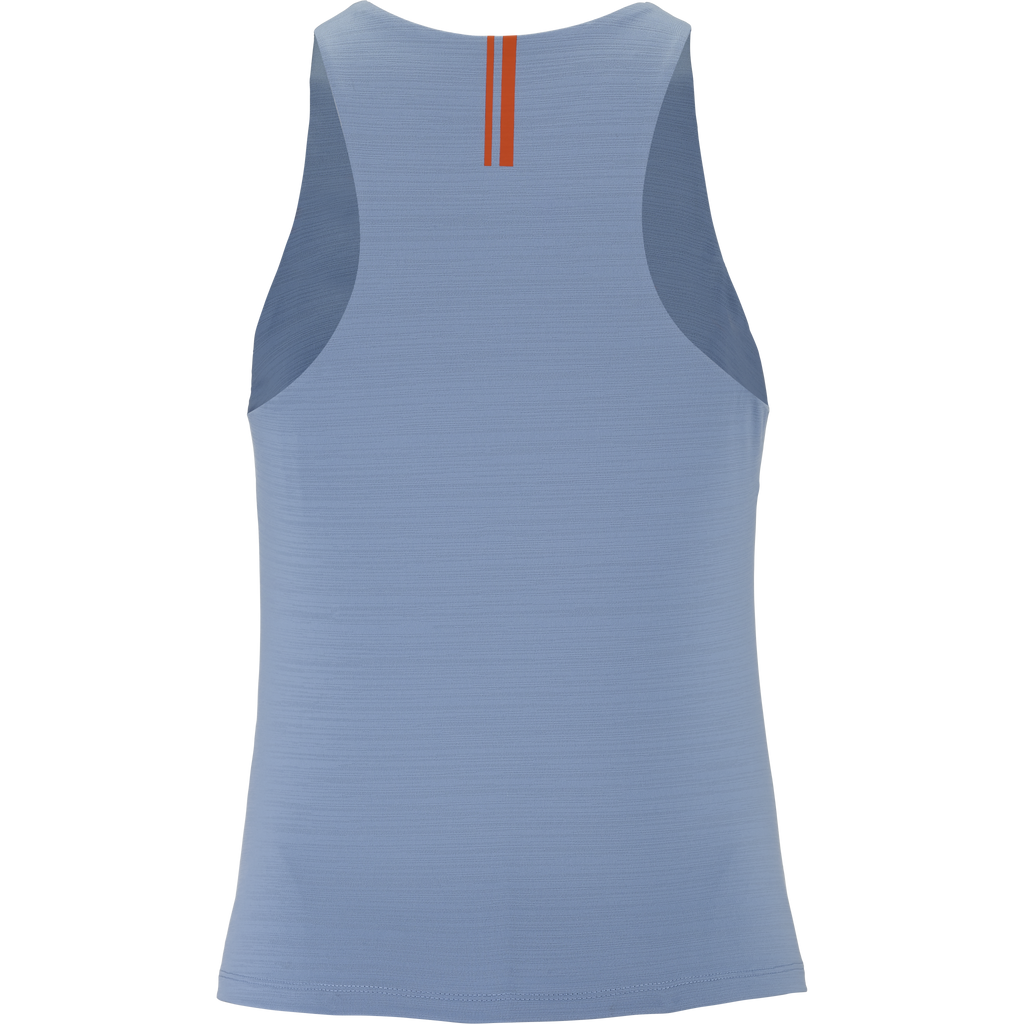 Babolat Play Tank Top for women in blue and red, back view
