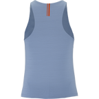 Babolat Play Tank Top for women in blue and red, back view