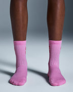On Logo Sock High 3-Pack Mauve/Raspberry