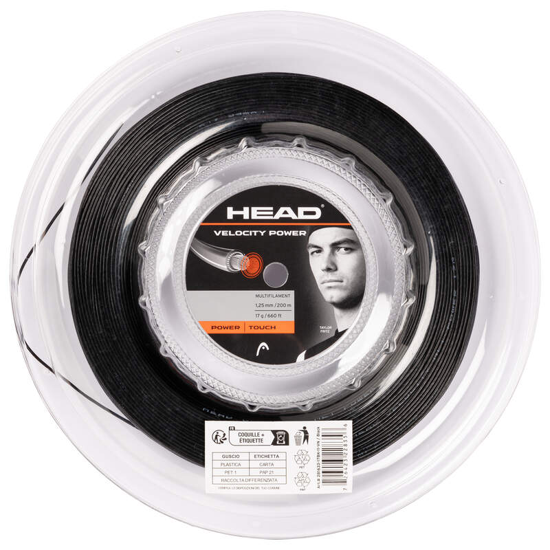 HEAD Velocity Power 17 200m reel in Black