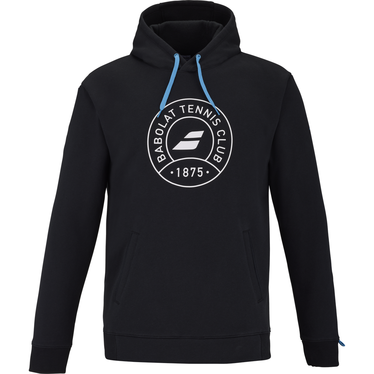 Babolat Exercise Hood Sweat in black, front view