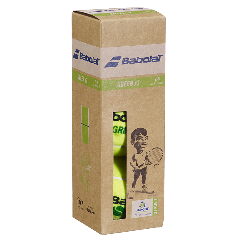 Babolat Green X3 - Jaune Ch 113C