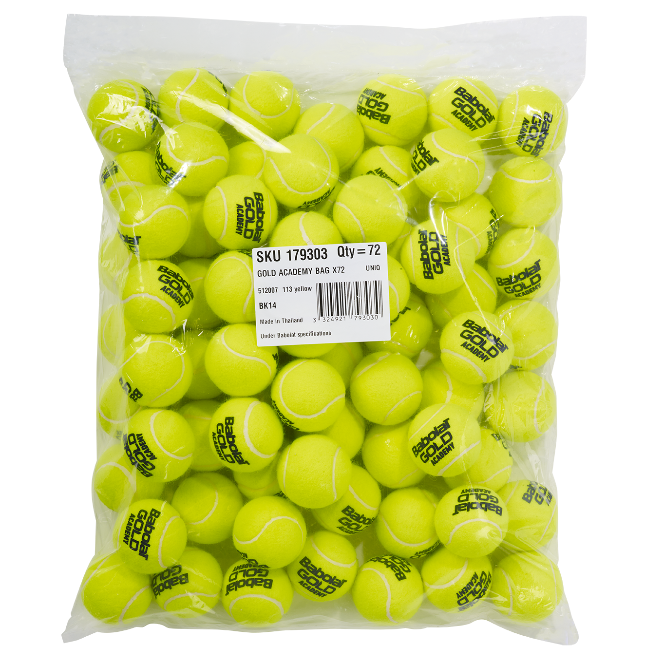 Babolat Gold Academy Bag X72 - Jaune 113