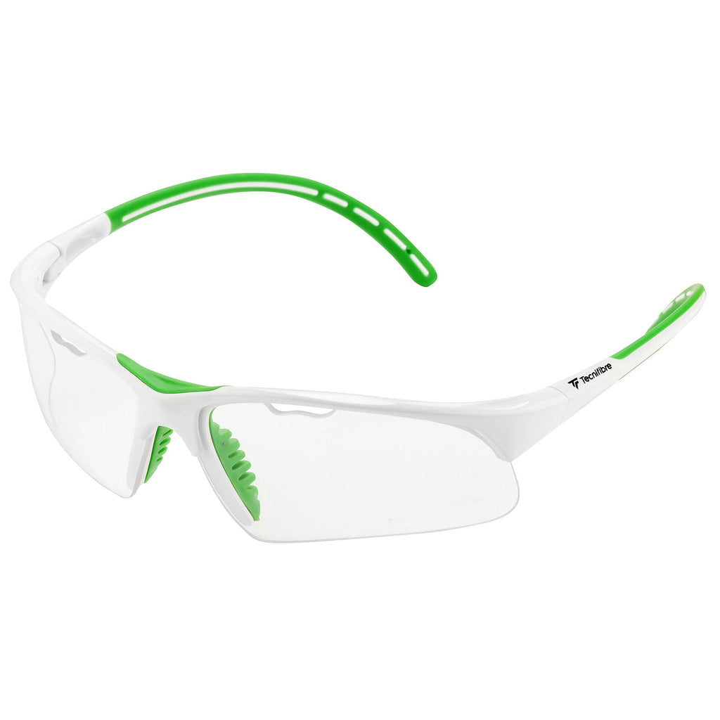 Tecnifibre Squash Eyewear White/Green