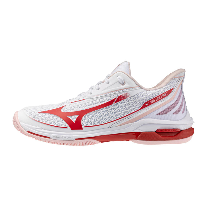 Mizuno Wave Exceed Tour 7 AC Women's - White/Fiery Red