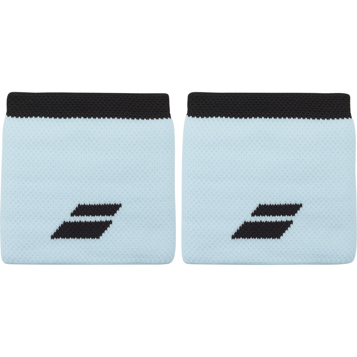 Babolat Logo Wristband in white, front view