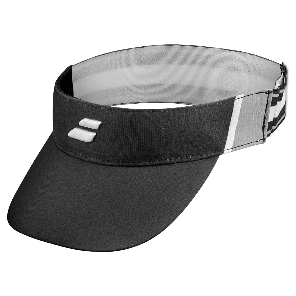 Babolat Elastic Visor in white, three-quarter front view