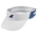 Babolat Elastic Visor in black and white, three-quarter front view