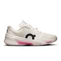 On THE ROGER Pro Fire Women's White/Pink tennis shoe