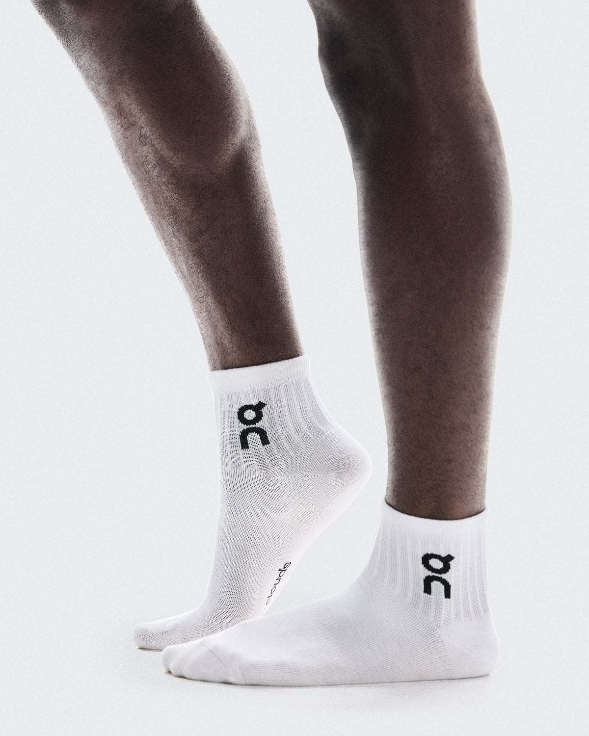 On Logo Sock Mid 3-Pack White