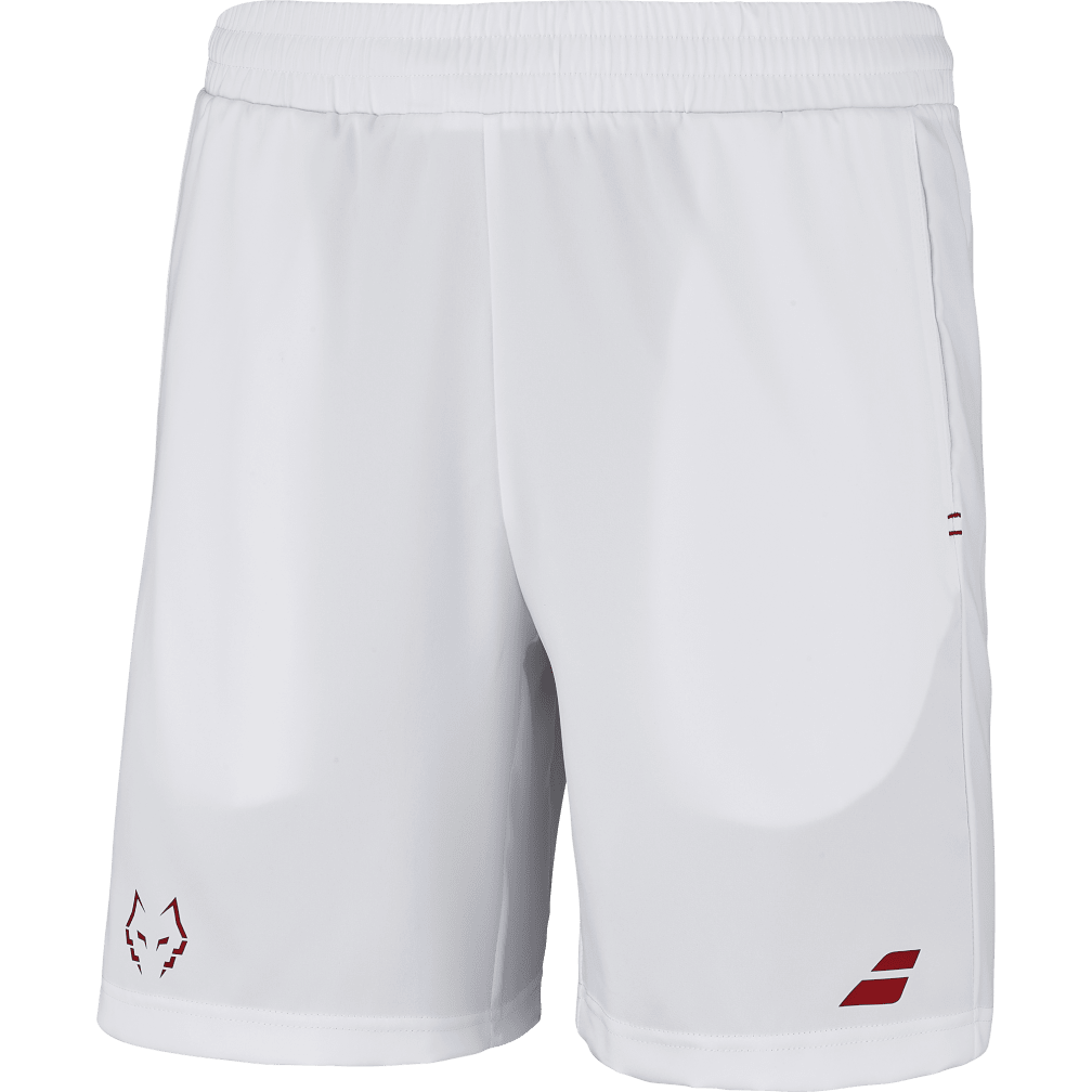 Babolat Short Juan Lebron in white, three-quarter right view