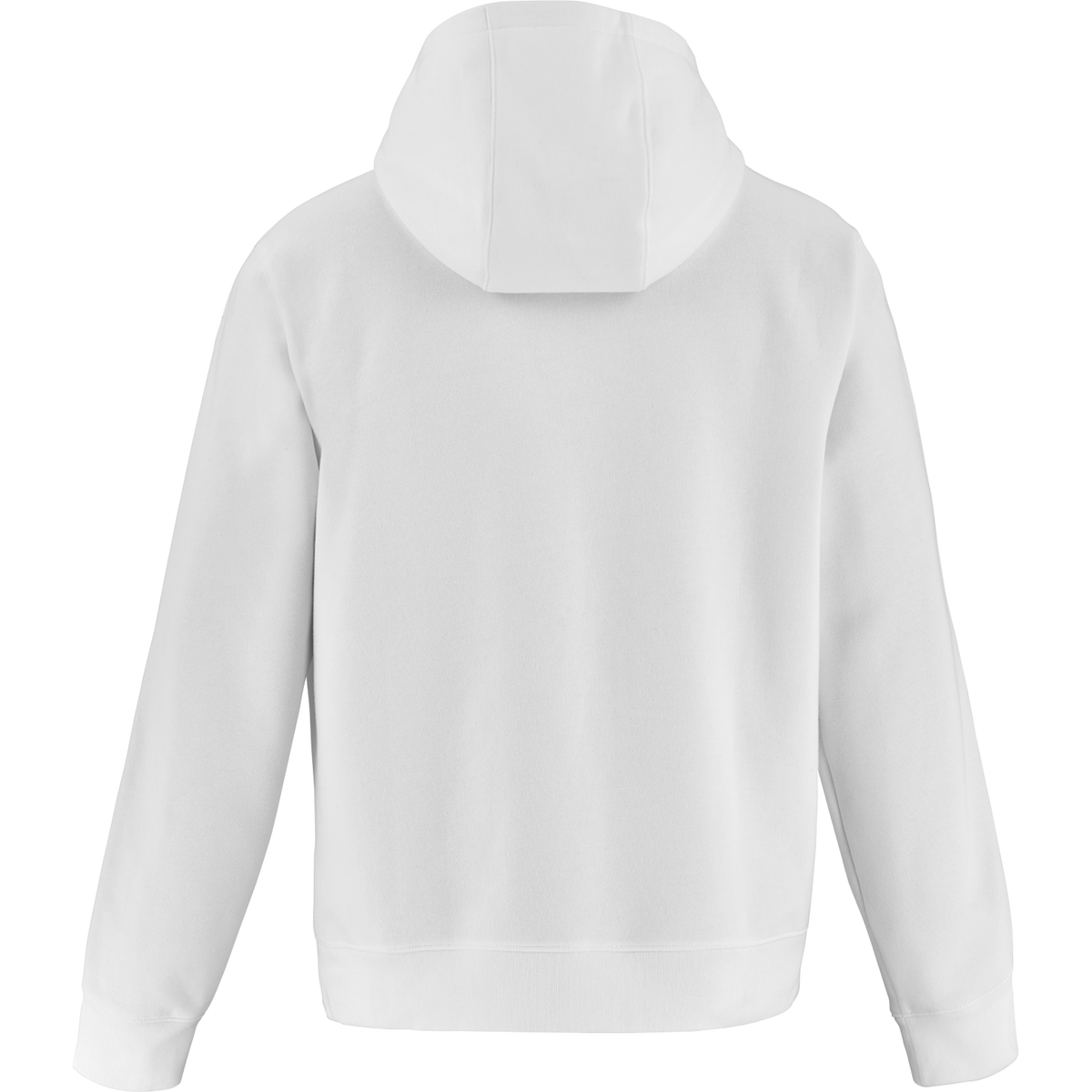 Babolat Hood Sweat Lebron in white, back view