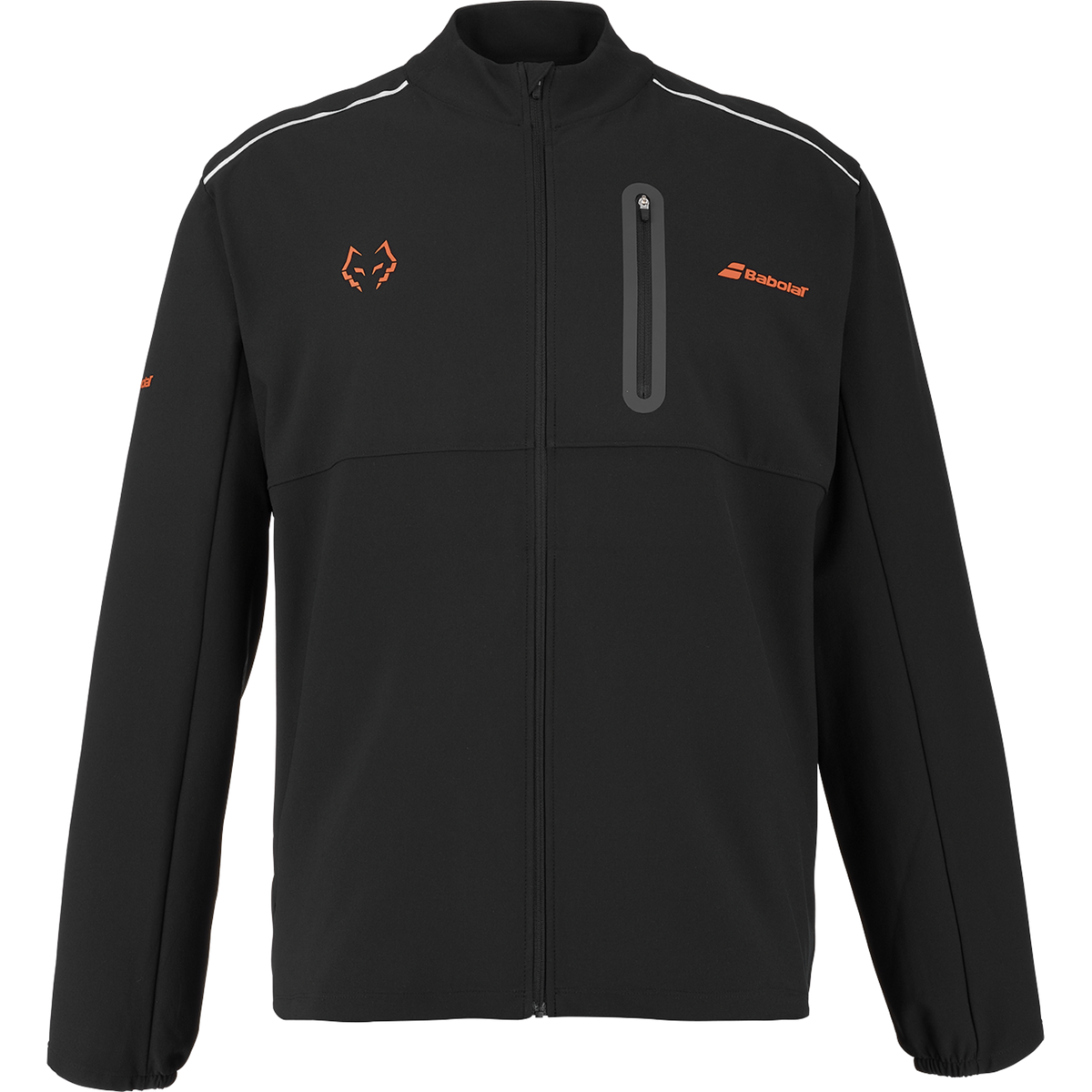 Babolat Jacket Tech Lebron in black, front view
