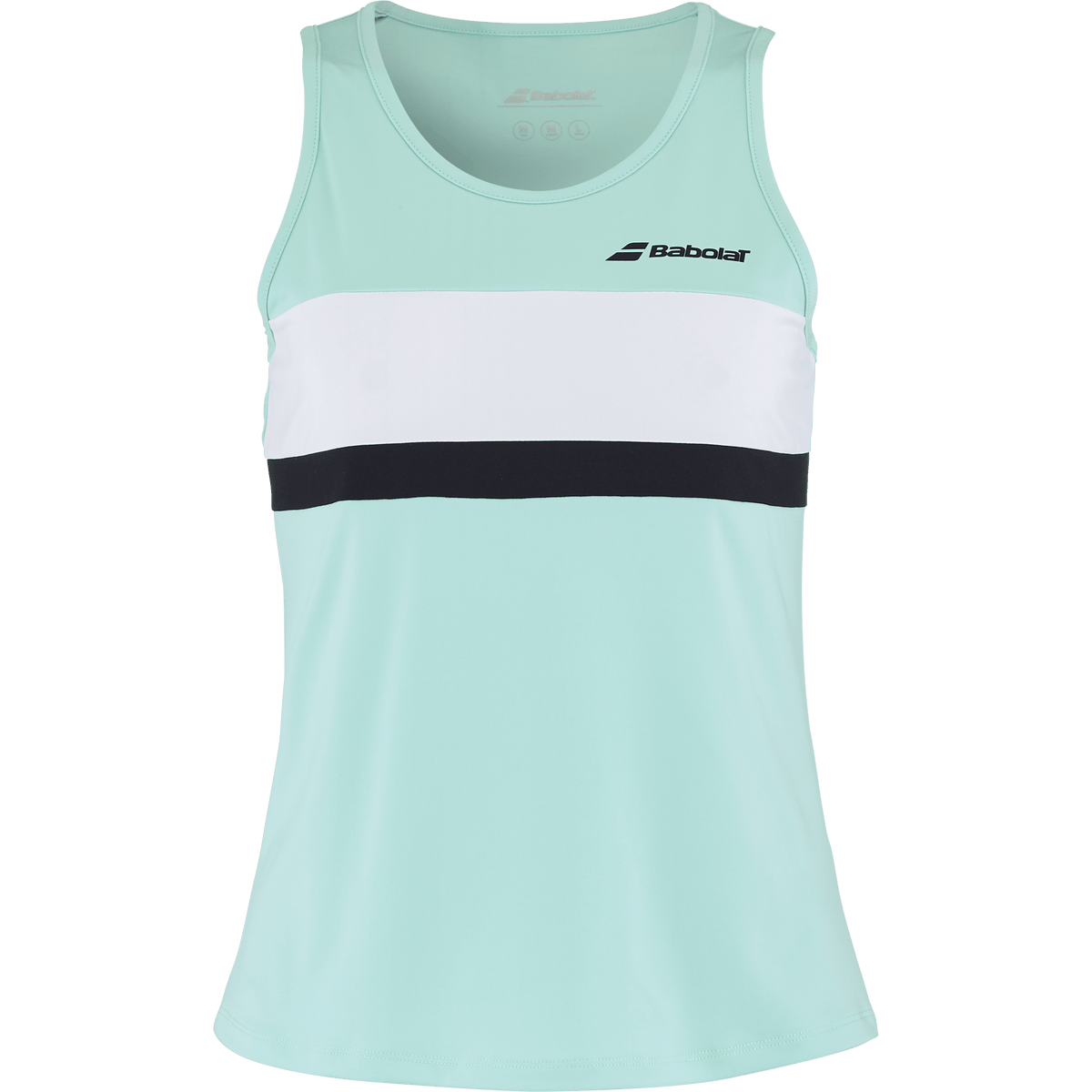 Babolat Padel Tank for women in light blue, front view
